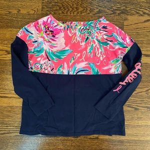 Lilly Pulitzer girls size M VGUC L/S top